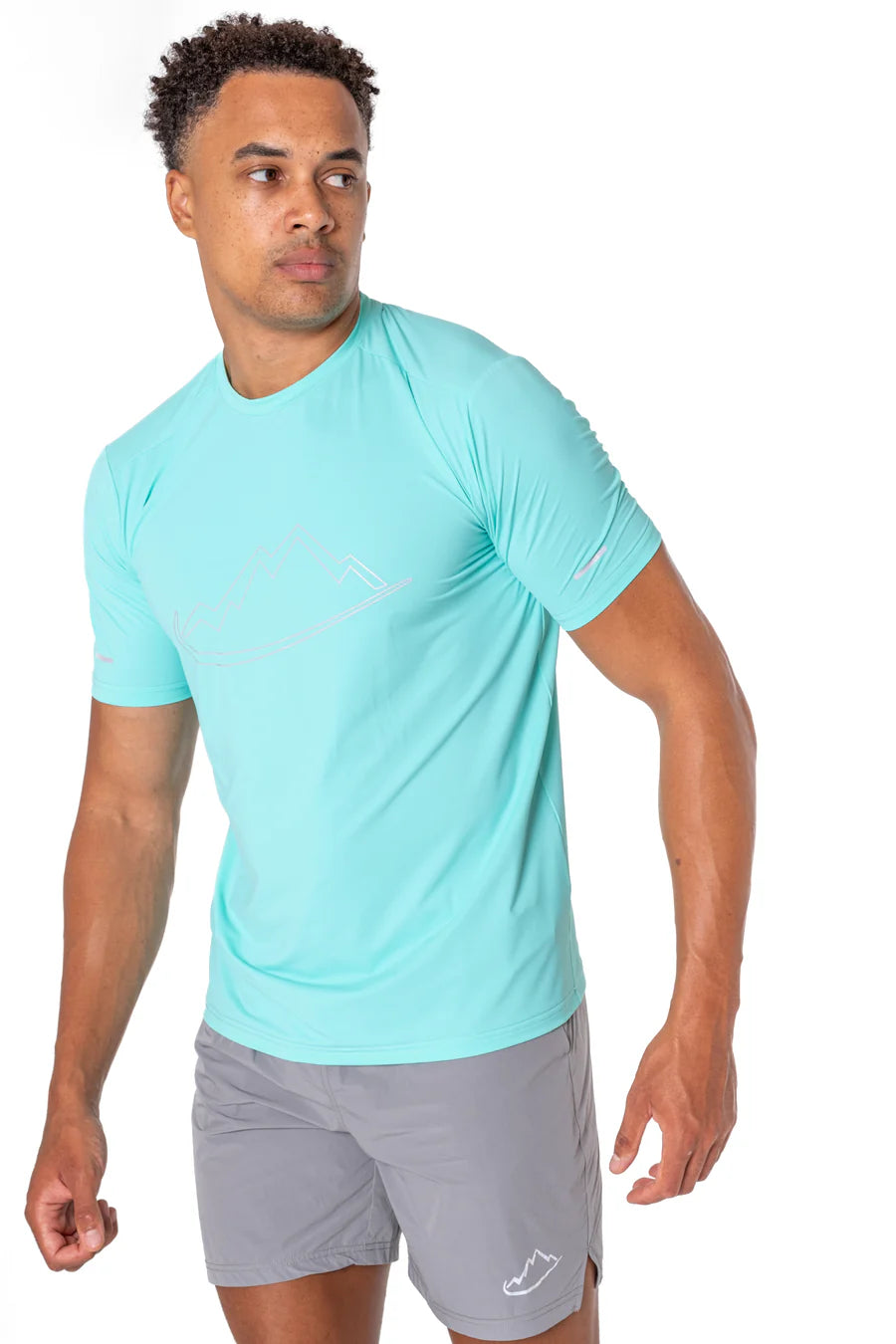 Adapt To Logo T-Shirt - Aqua